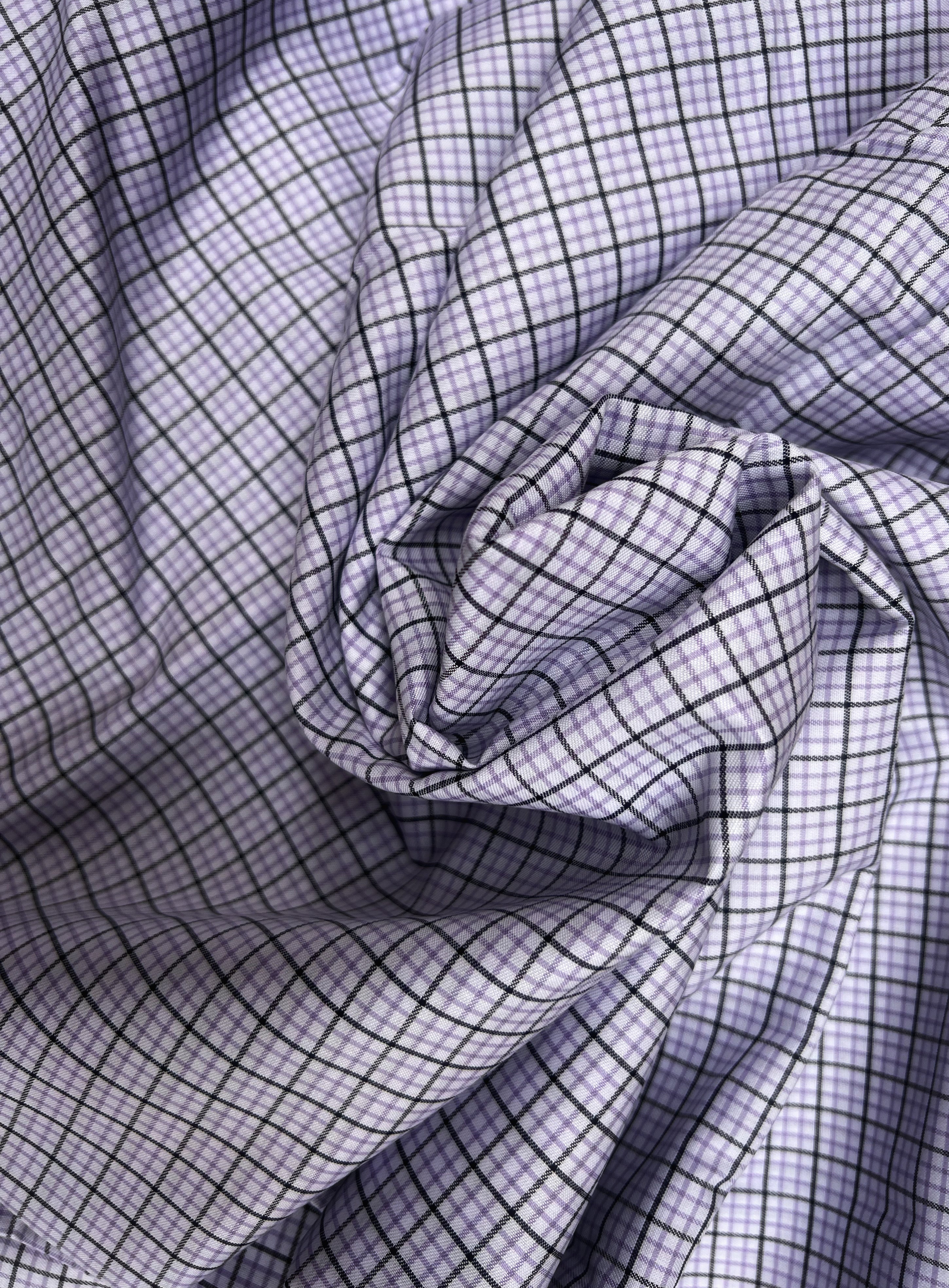 Lilac & Grey Checkered