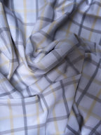 Yellow & Grey Big Checkered