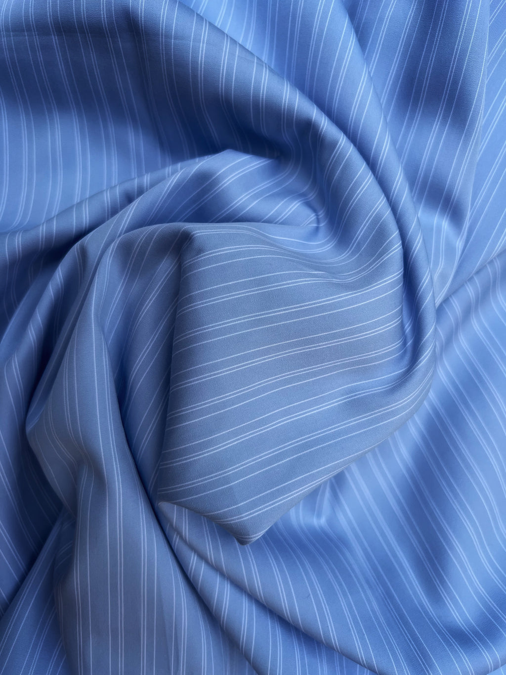 Light Blue with White Stripes