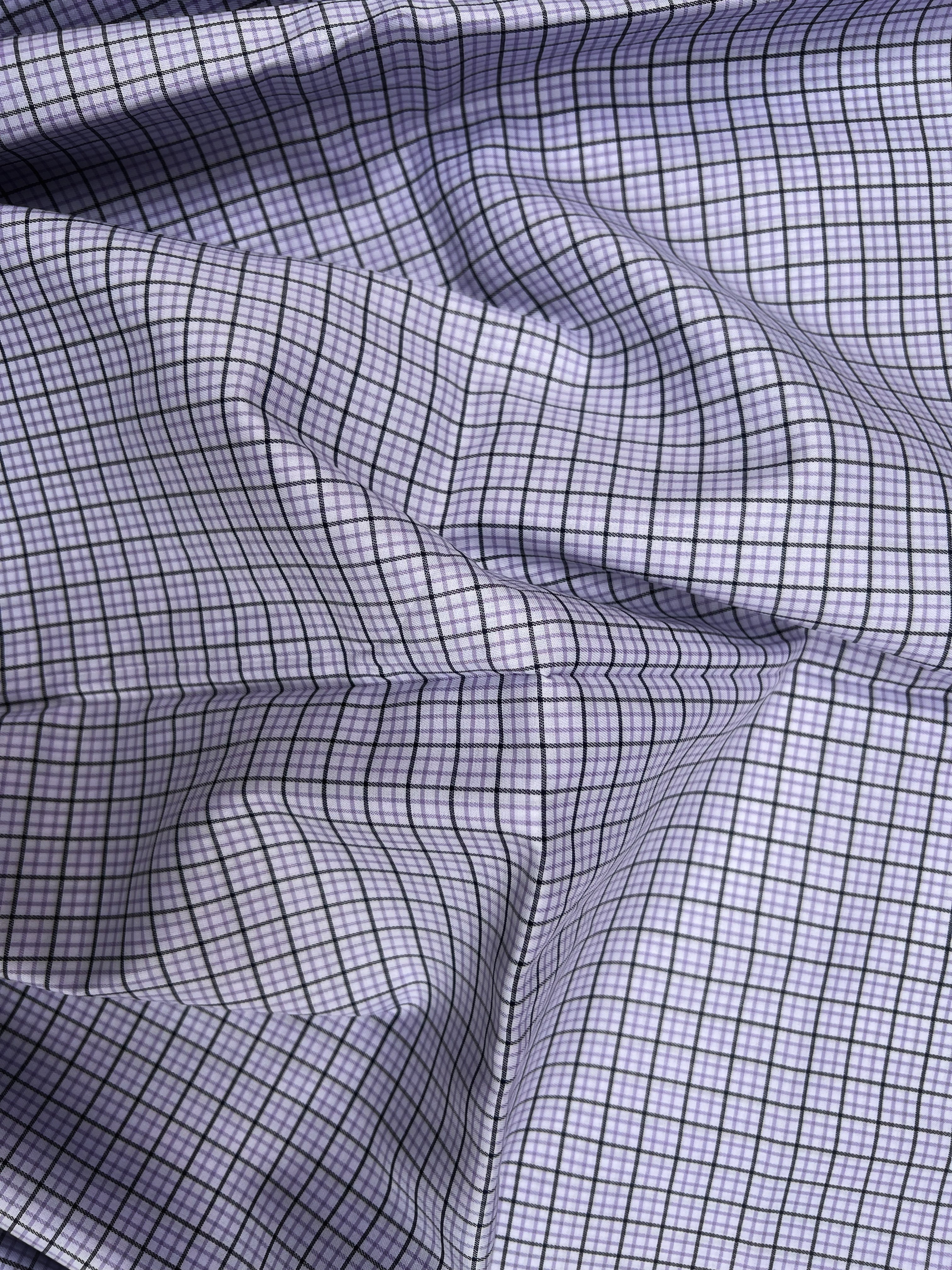 Lilac & Grey Checkered