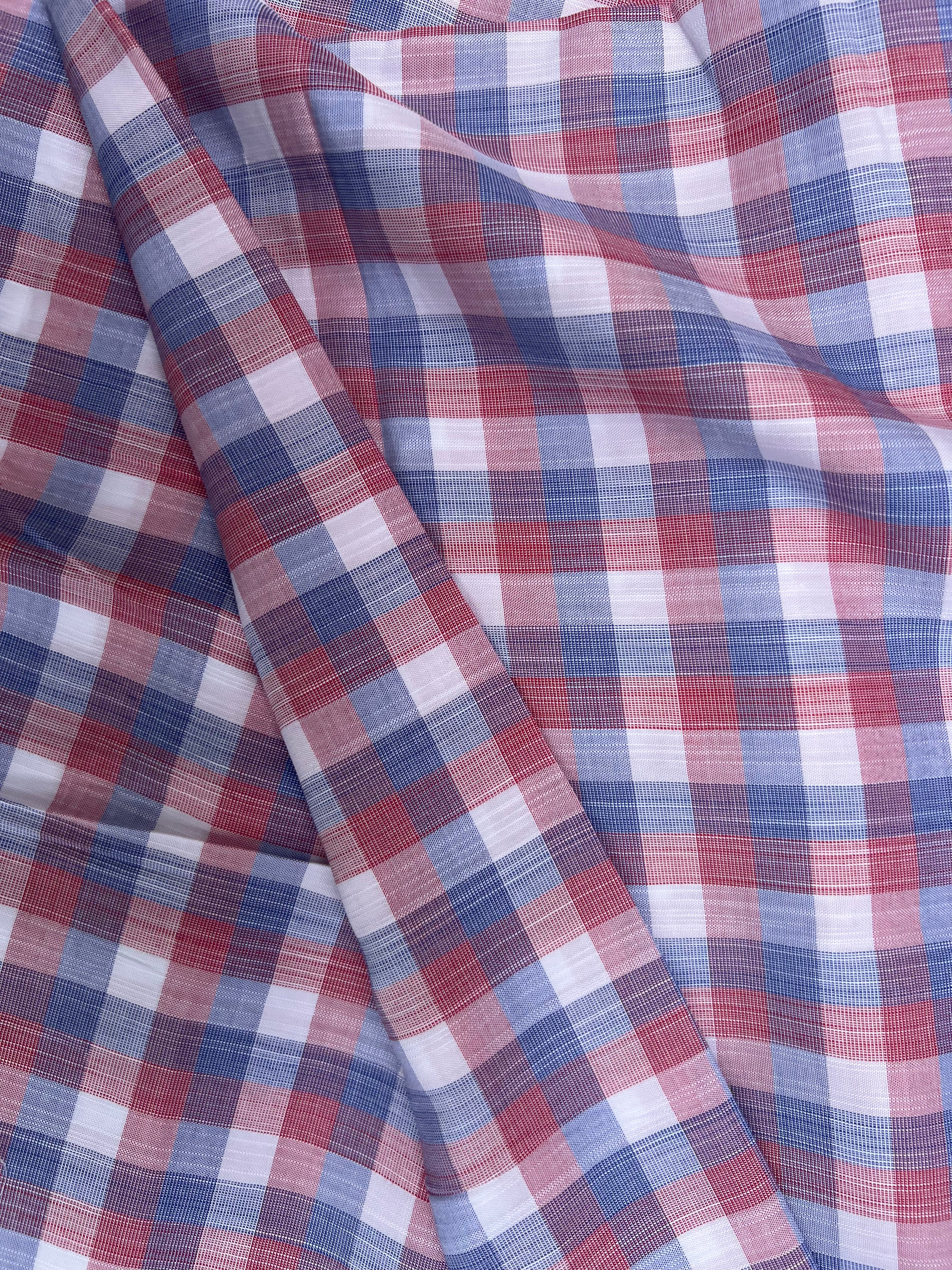 Blue & White Checkered