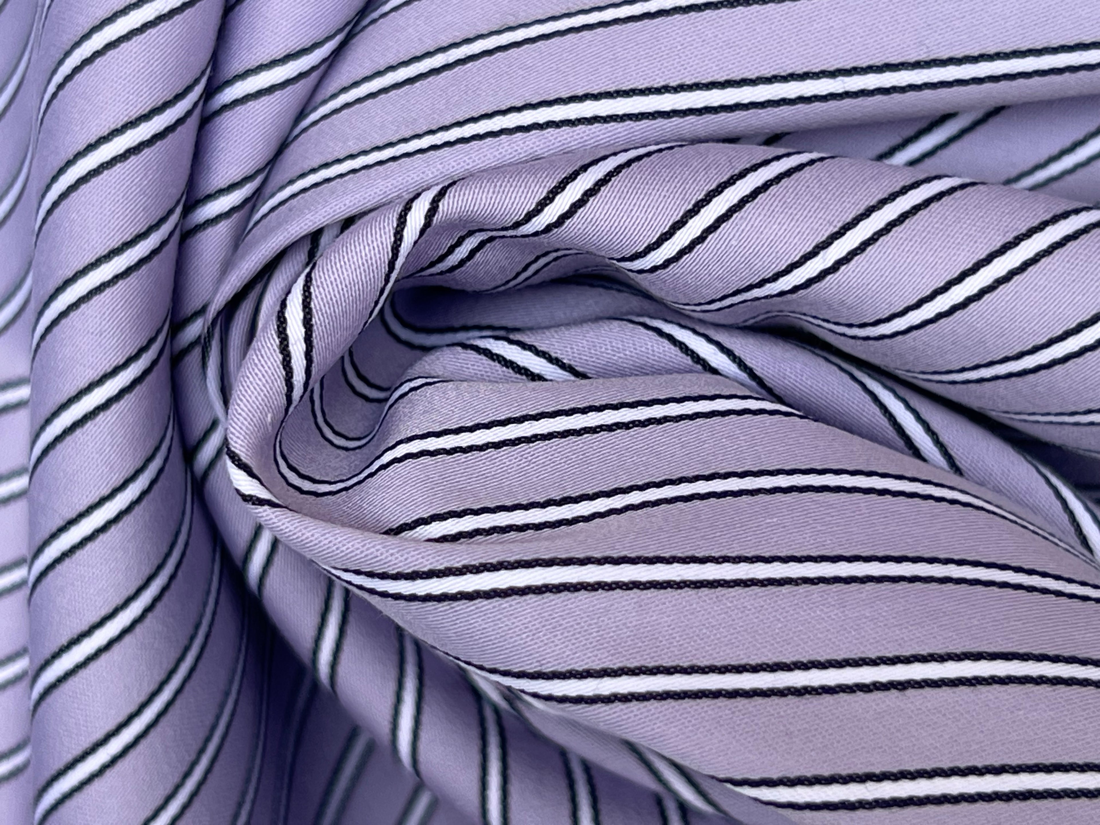 Lilac & Black Stripe