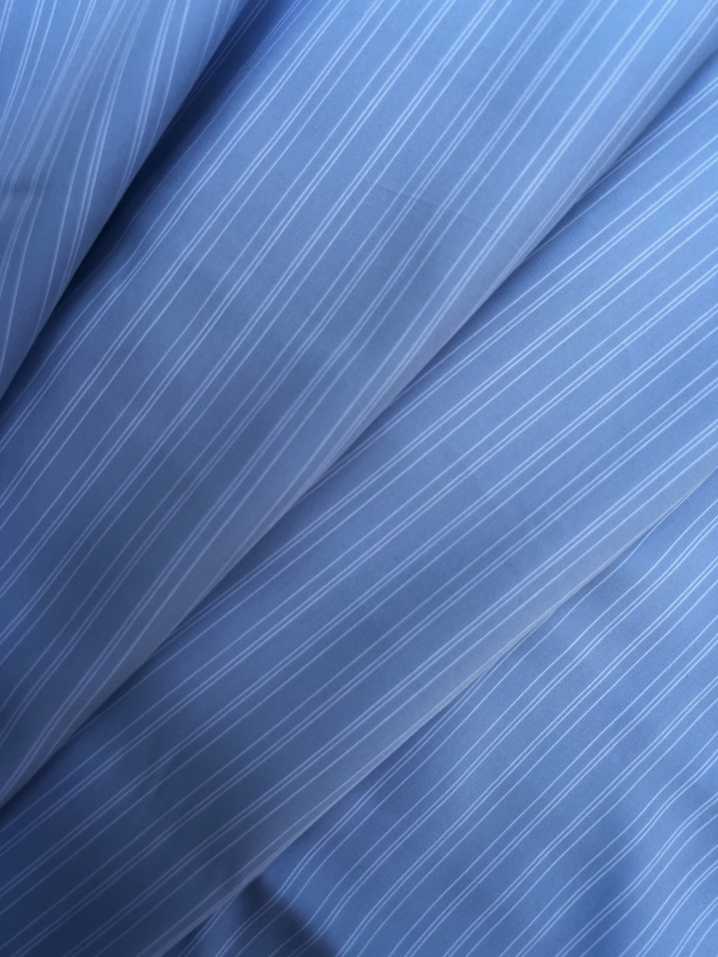 Light Blue with White Stripes