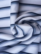 Premium White & Blue Stripe