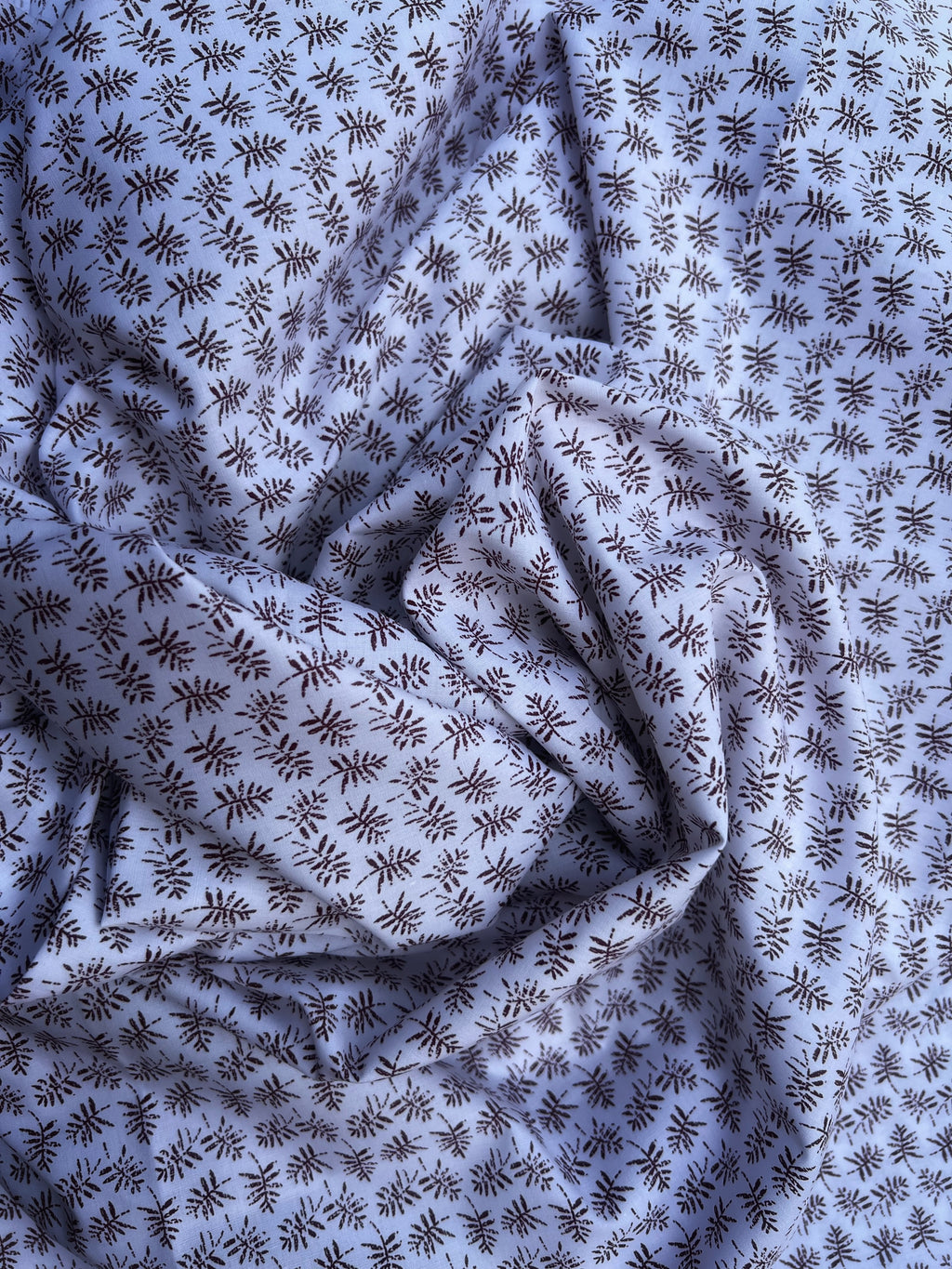 Burgundy Floral Printed