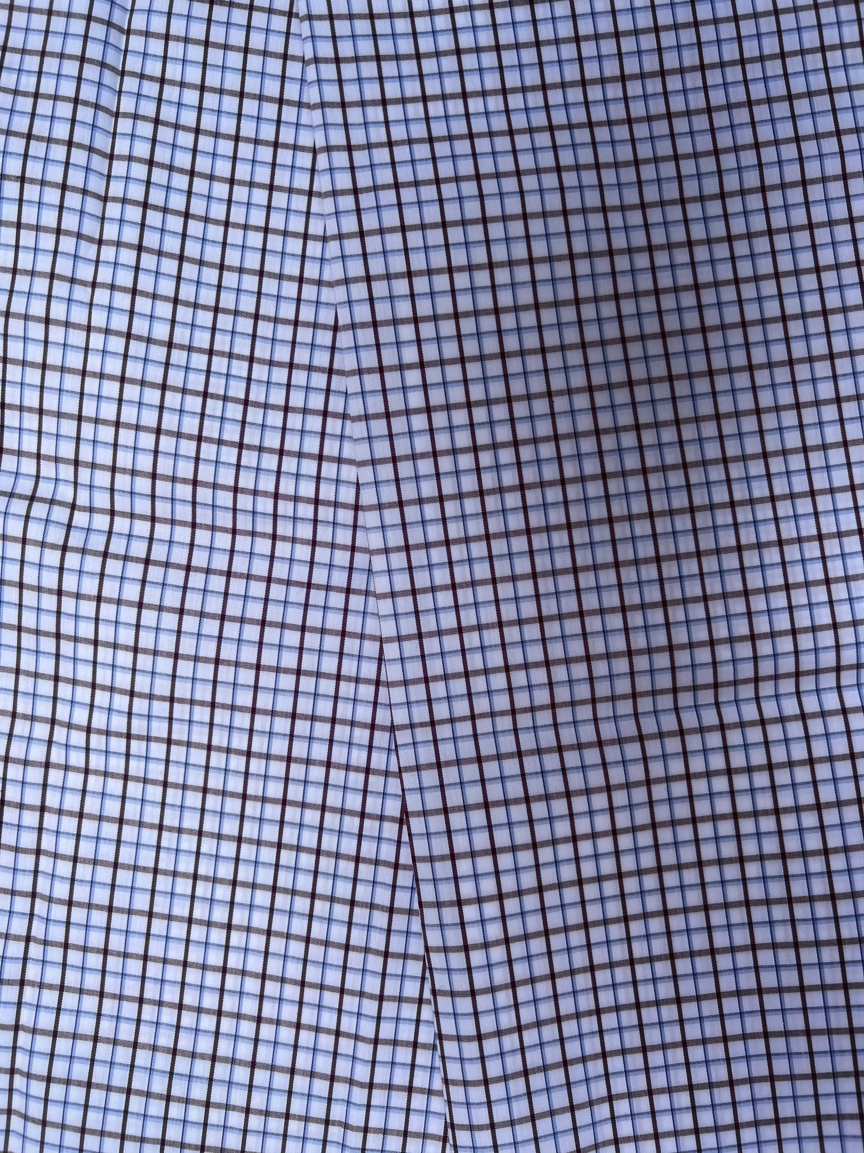 Brown & Blue Checkered