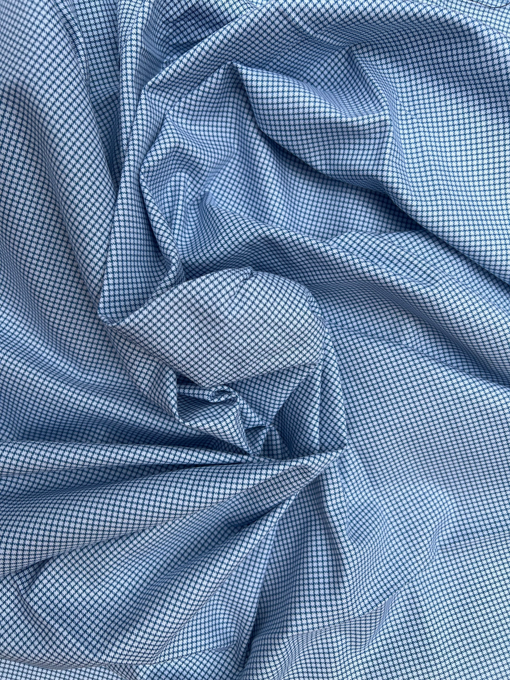 Blue Micro Checkered