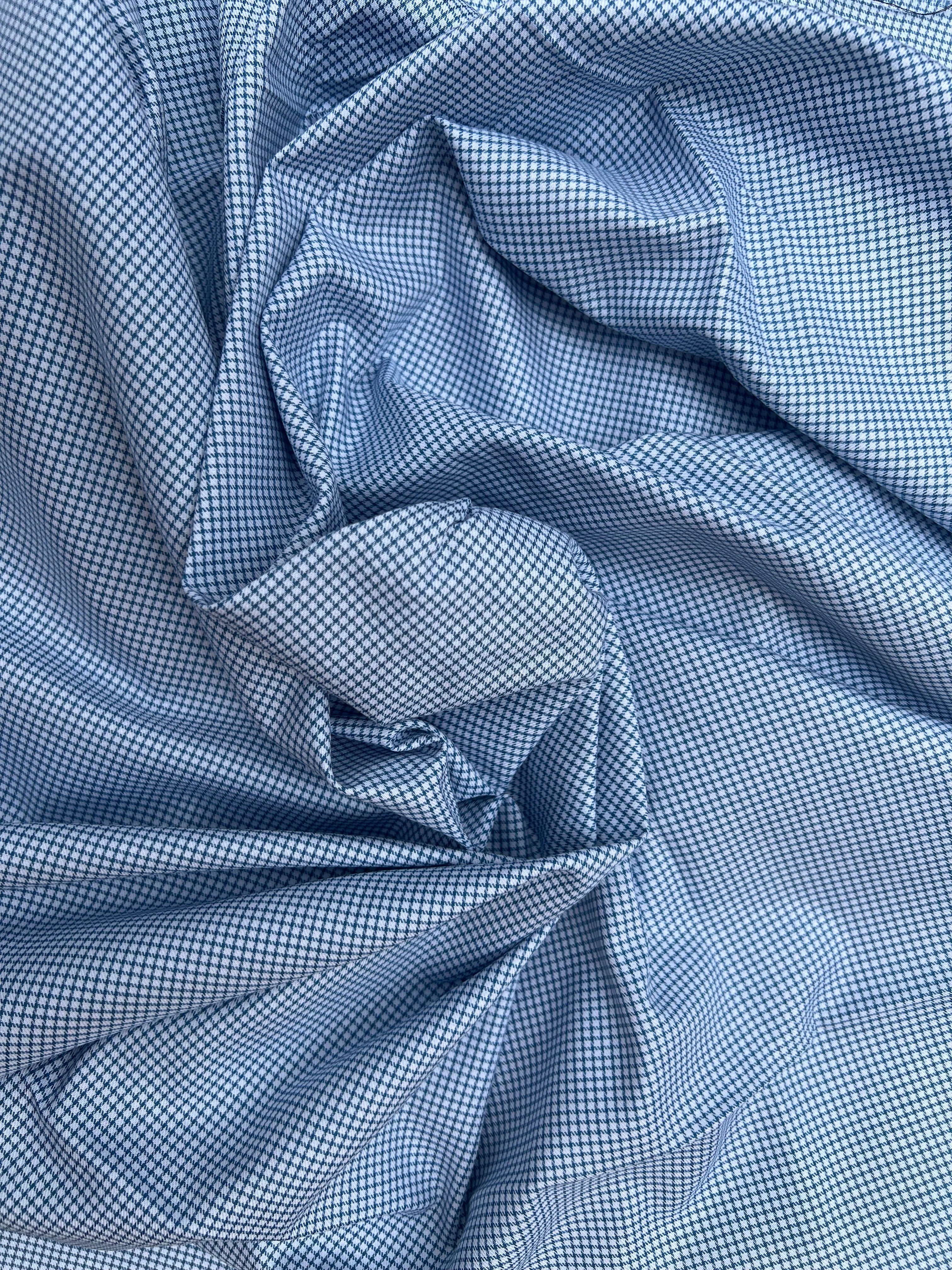 Blue Micro Checkered