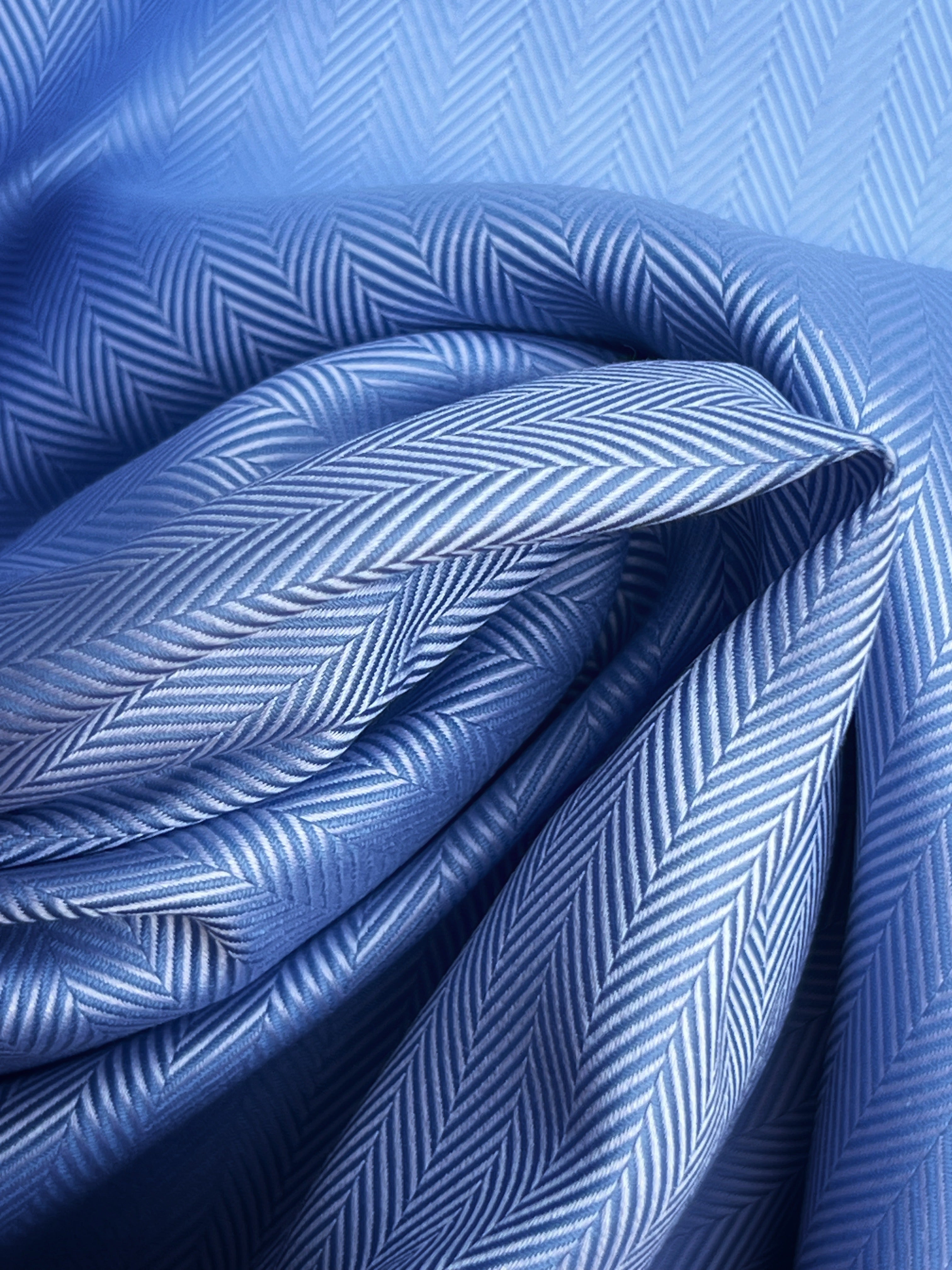 Herringbone Sky Blue