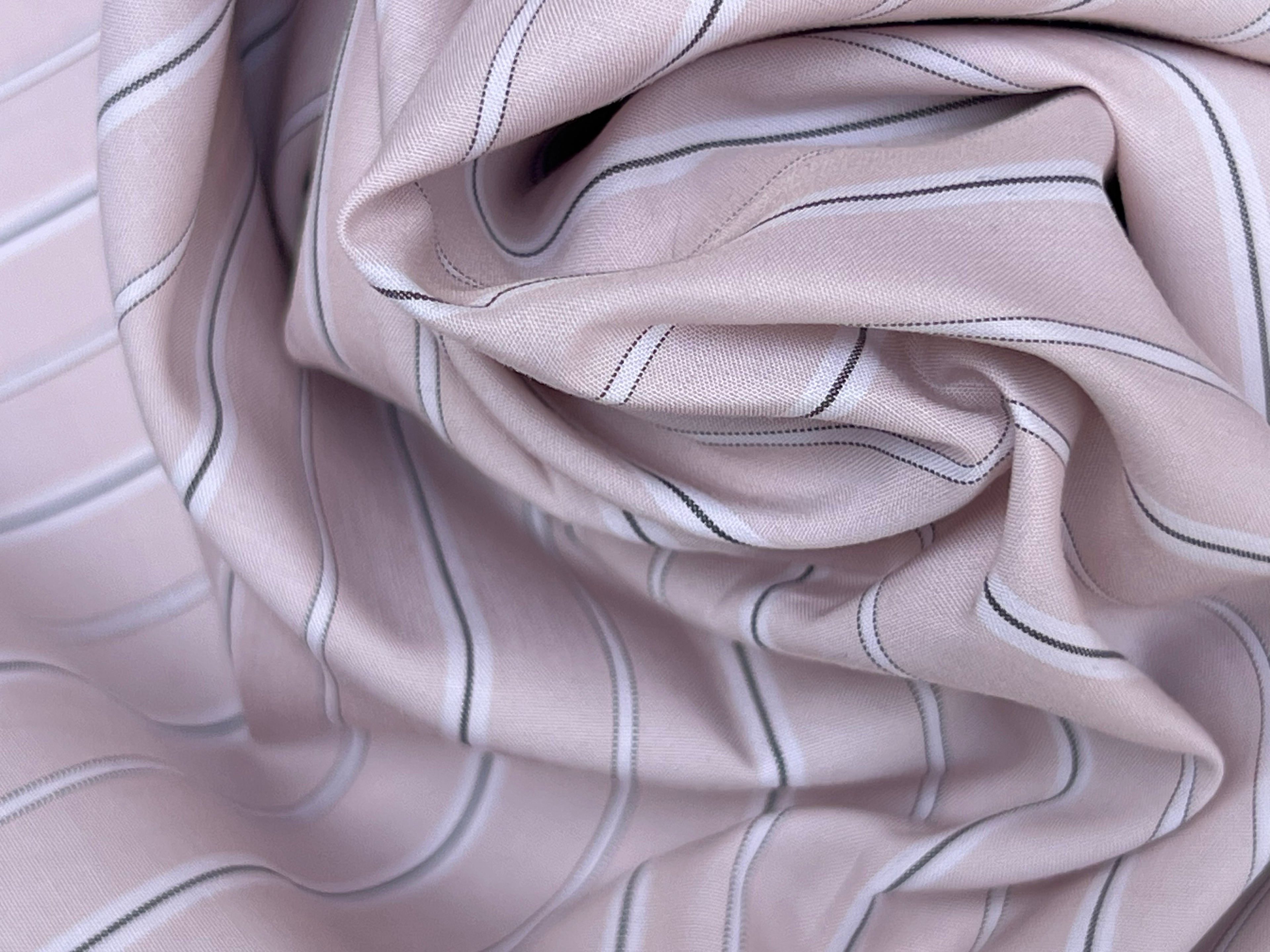 Peach & Black Stripe