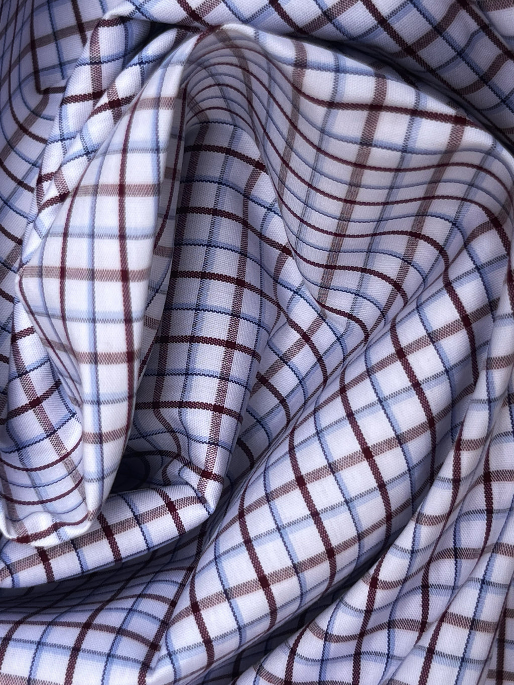 Brown & Blue Checkered