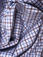 Brown & Blue Checkered