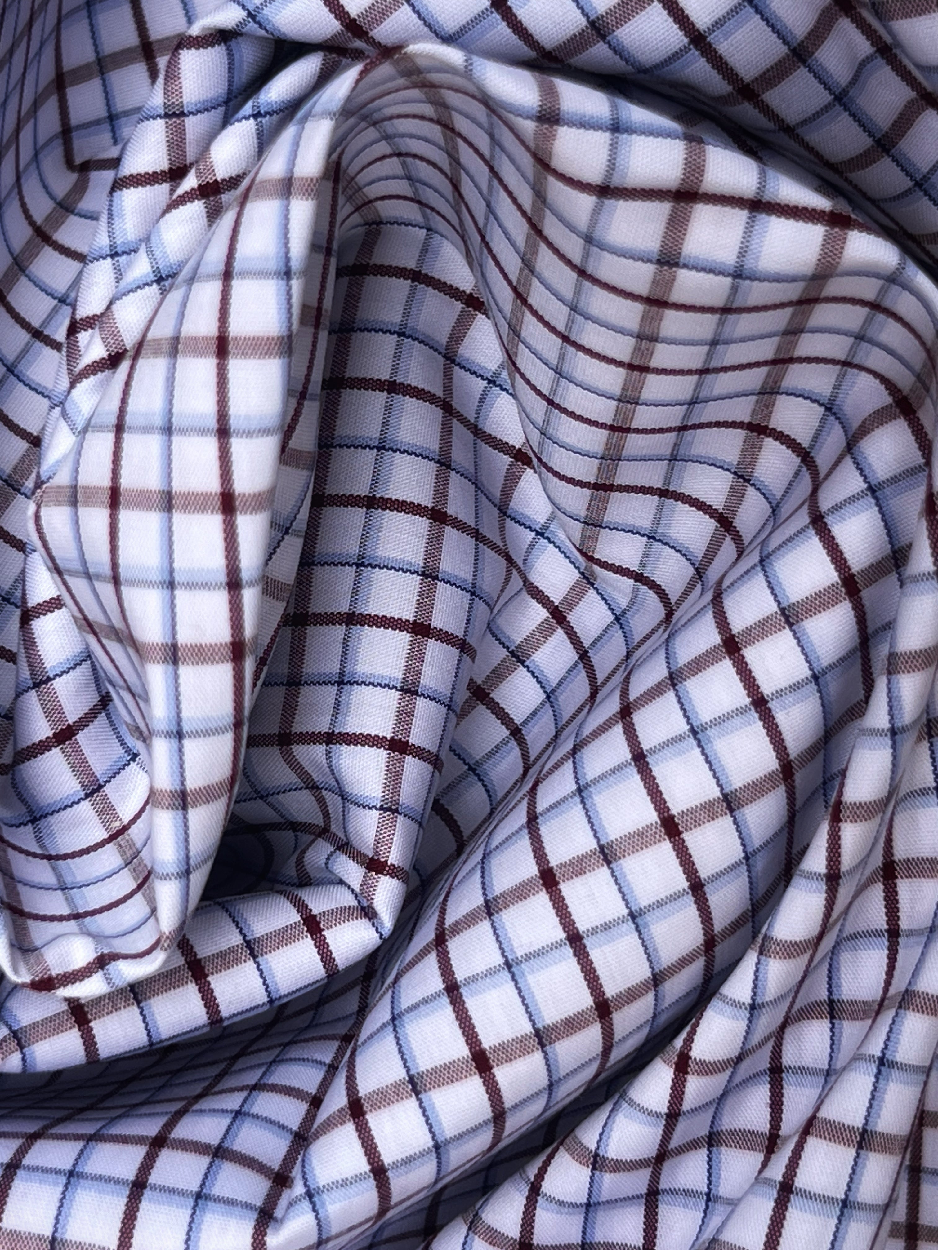 Brown & Blue Checkered