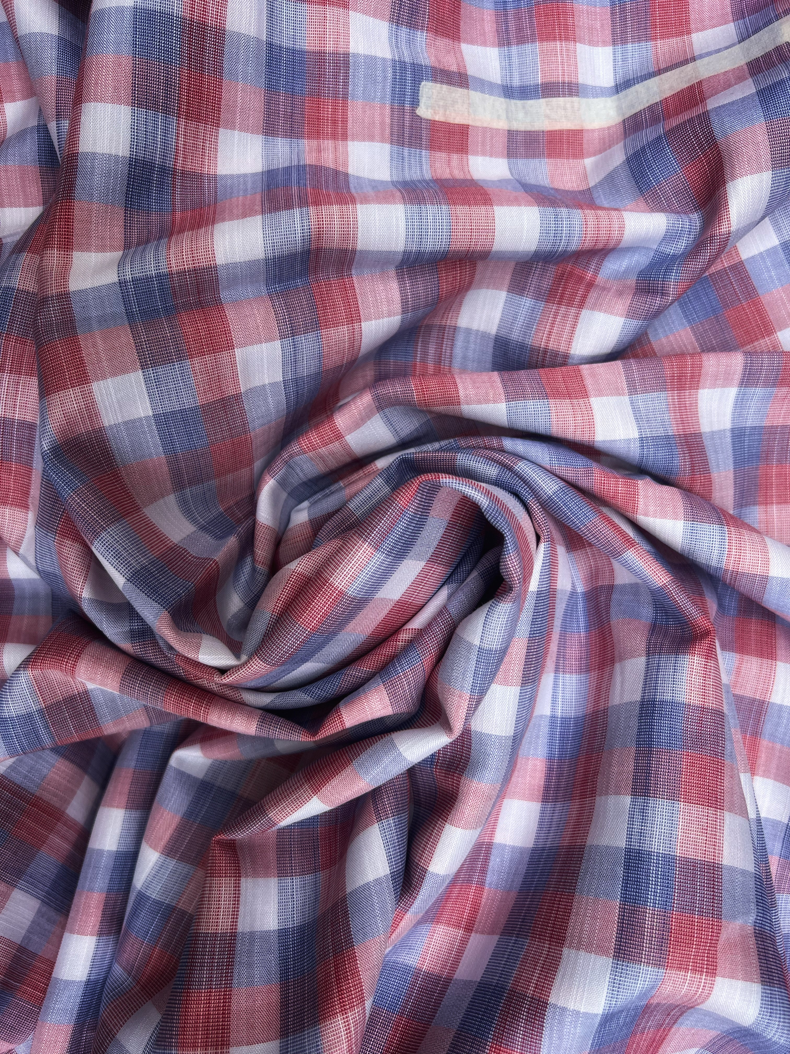 Blue & White Checkered