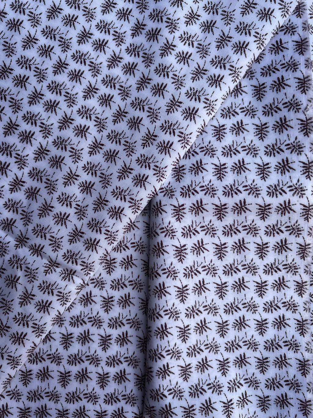 Burgundy Floral Printed