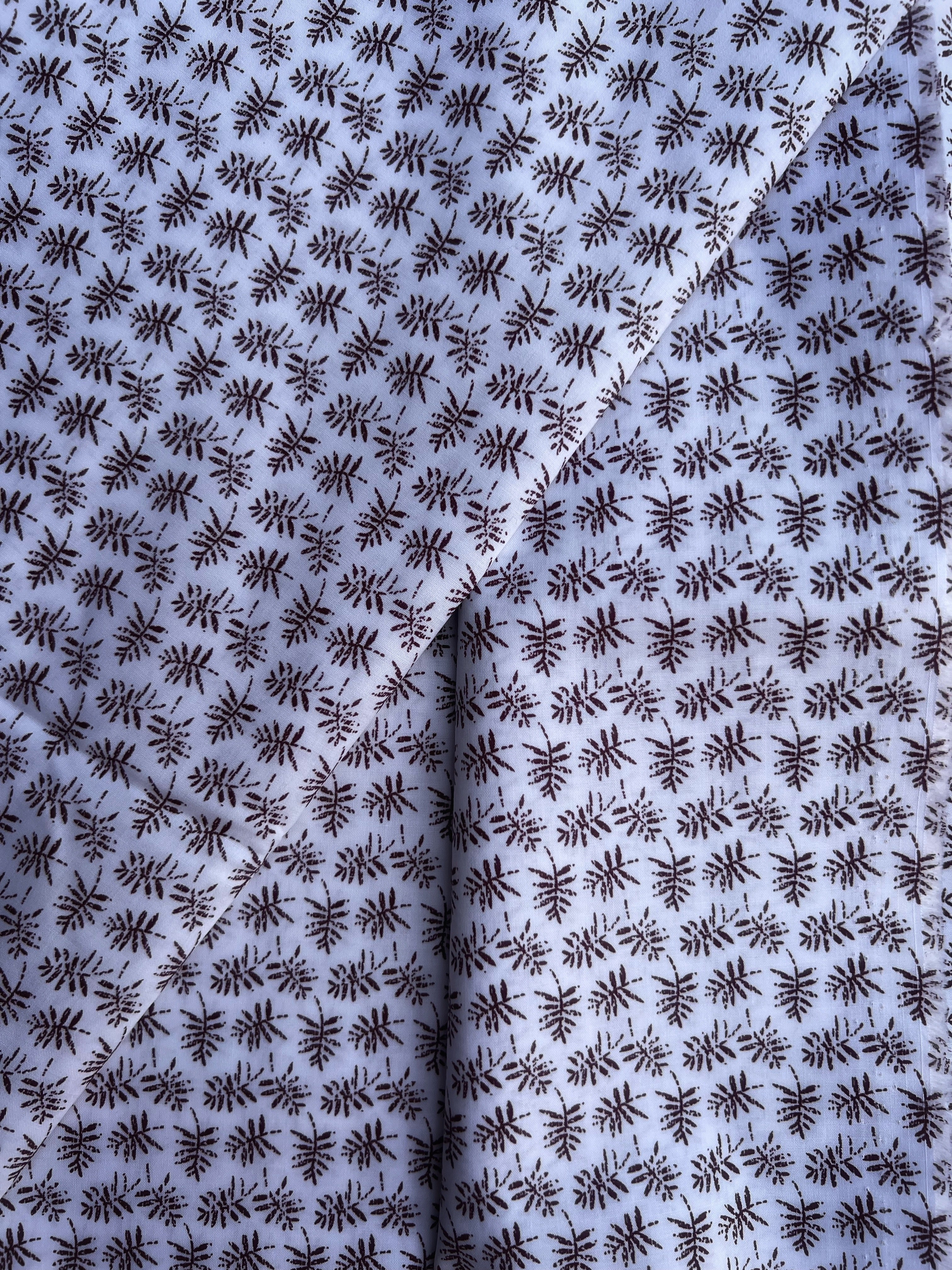 Burgundy Floral Printed