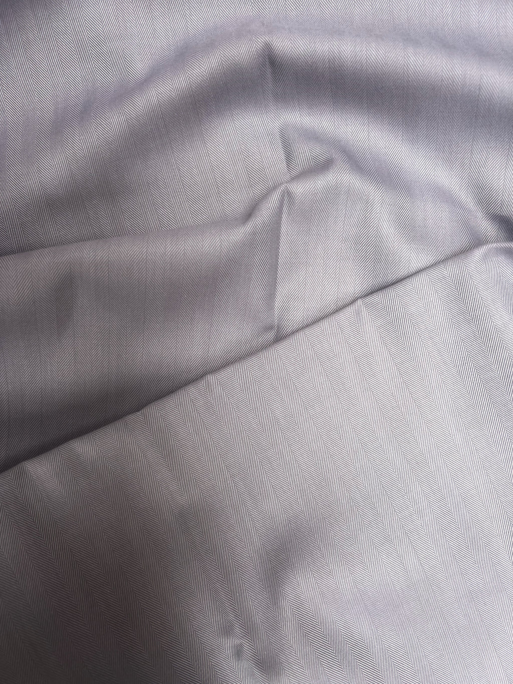 Herringbone Grey Silver