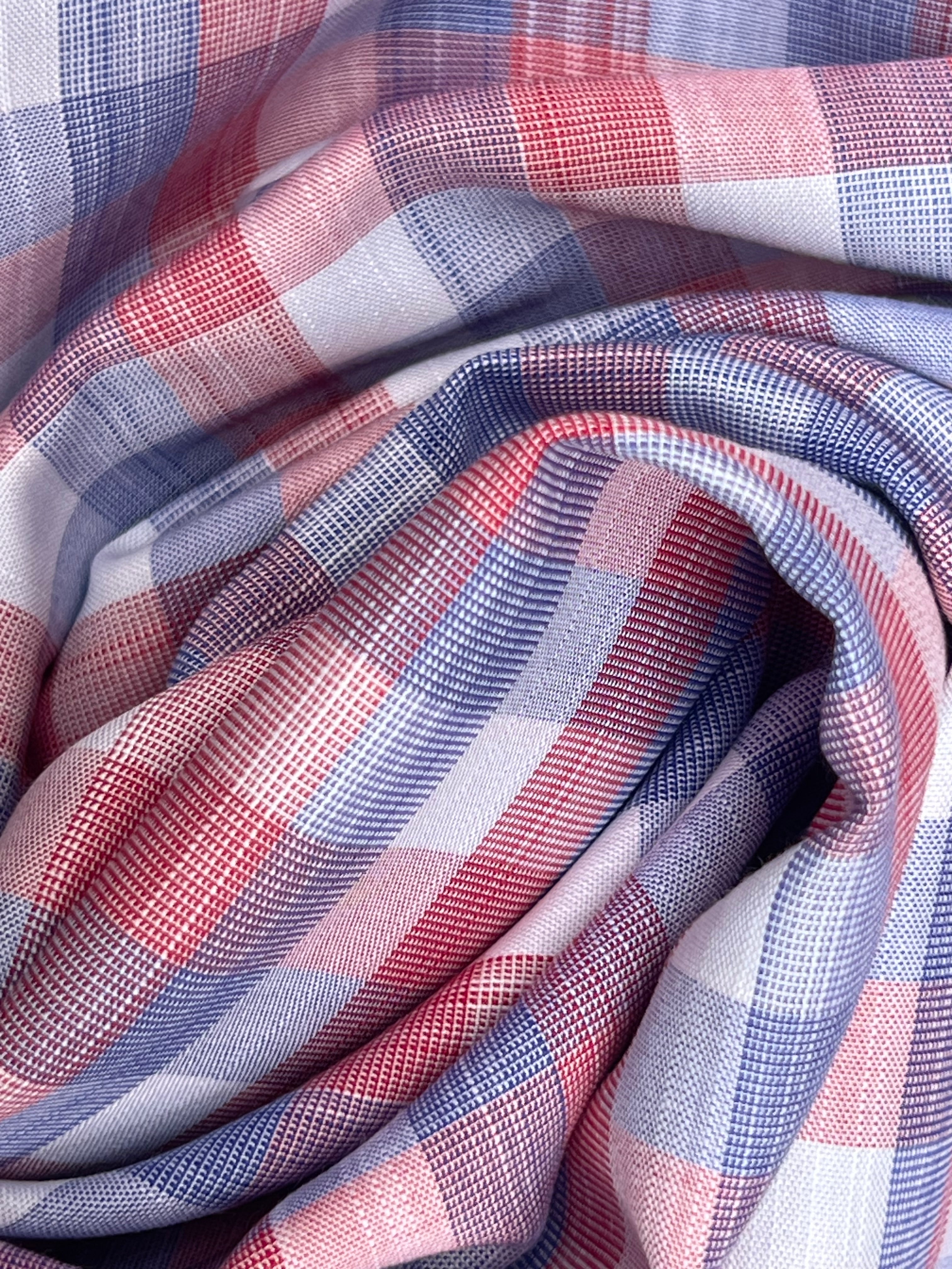 Blue & White Checkered