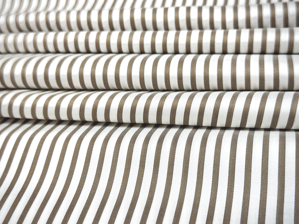 Coffee Striped Shirt