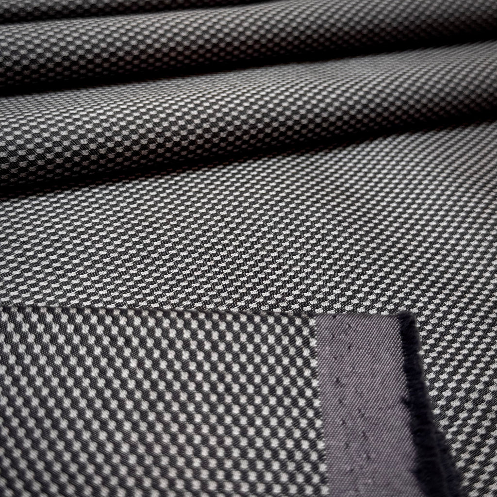 Grey & White Twill Shirt