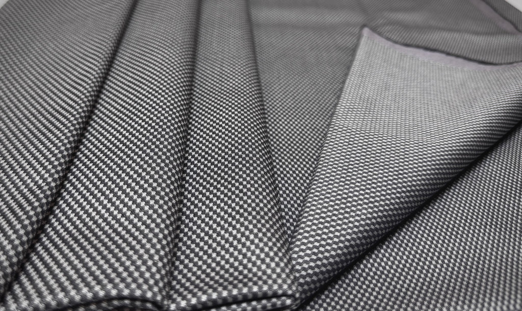 Grey & White Twill Shirt