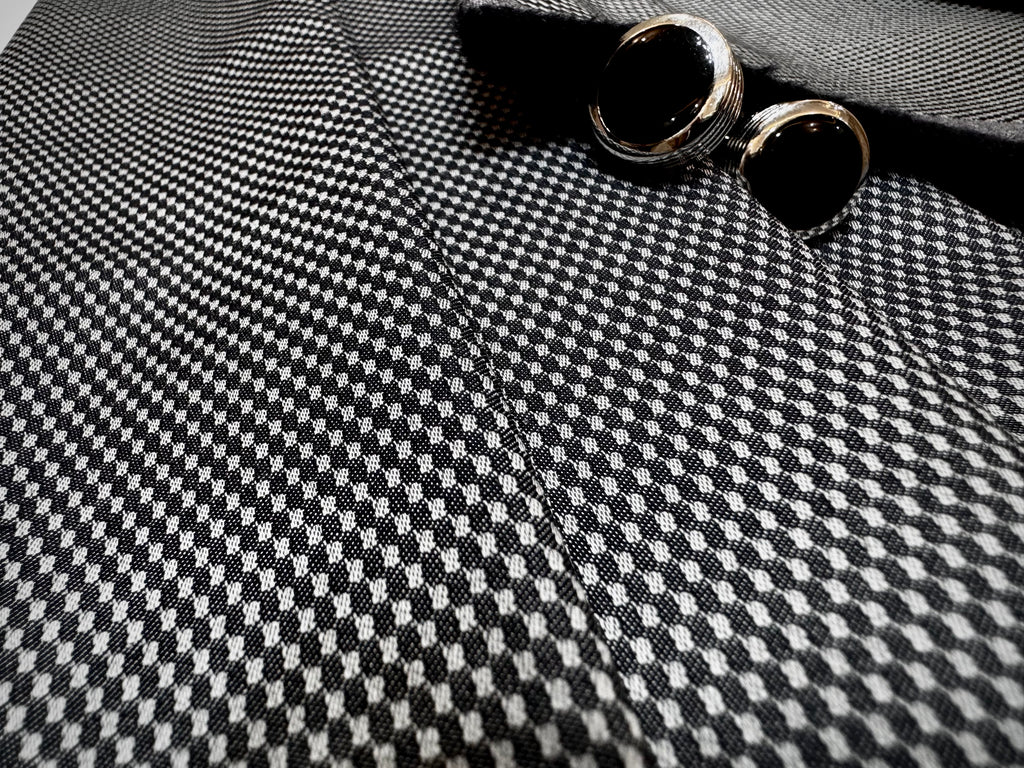 Grey & White Twill Shirt